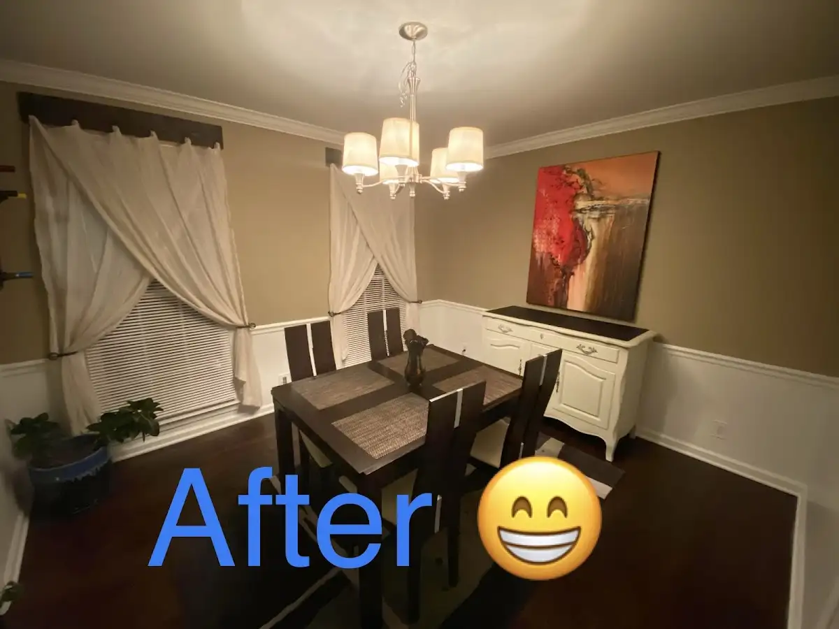 Professional dining room restoration after water damage in Gresham Park