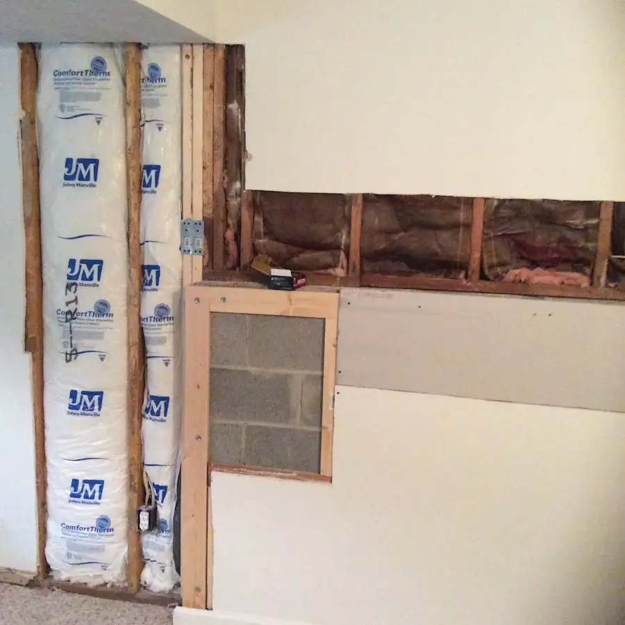 Wall insulation replacement during Structural Drying in Gresham Park